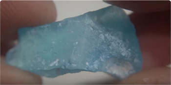 Transforming beach glass into a gemstone 